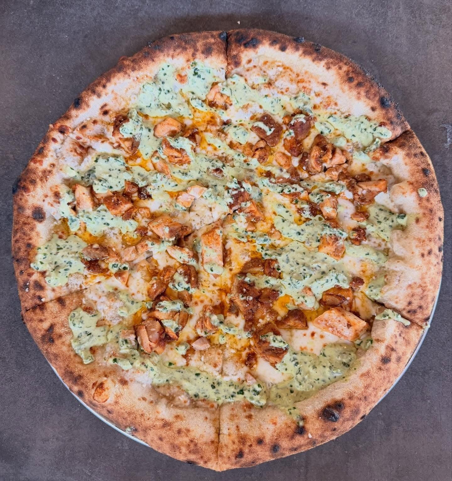 An overhead shot of a finished Ghost Runner pie